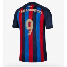 Barcelona Robert Lewandowski #9 Hemmatröja 2022-23 Korta ärmar